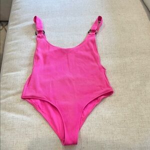 Vibrant Pink One-Piece Swimsuit
